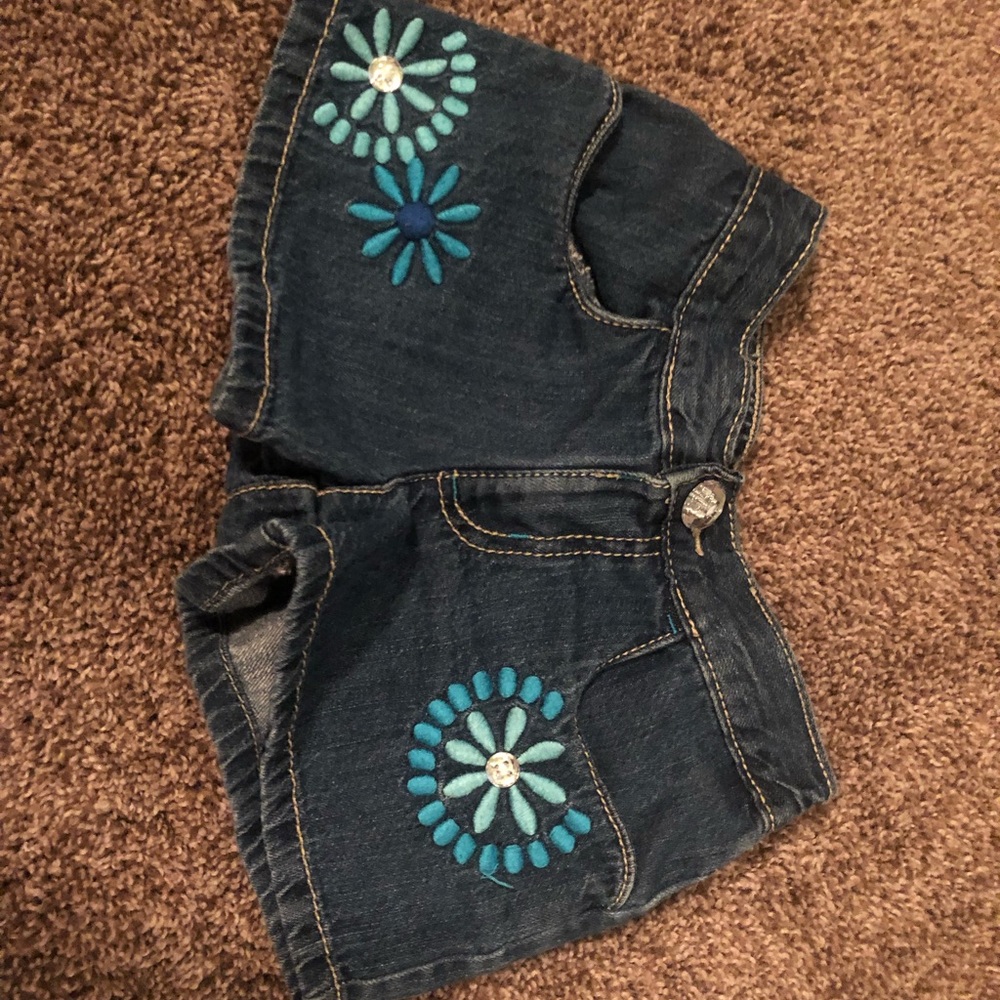 Toddler girl jean shorts